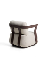 Load image into Gallery viewer, Tamaris brown aluminium outdoor armchair - image 3