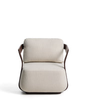 Load image into Gallery viewer, Tamaris brown aluminium outdoor armchair - image 4