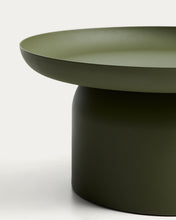 Load image into Gallery viewer, Arcola coffee table in green aluminium Ø70cm - image 5