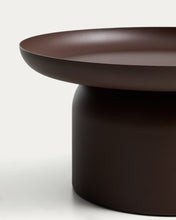 Load image into Gallery viewer, Arcola coffee table in brown aluminium Ø70cm - image 5