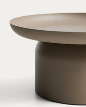 Load image into Gallery viewer, Arcola coffee table in taupe aluminium Ø70cm - image 4
