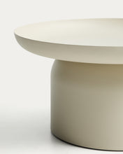 Load image into Gallery viewer, Arcola coffee table in ecru aluminium Ø70cm - image 5