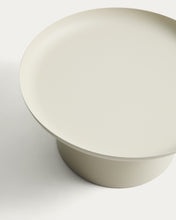 Load image into Gallery viewer, Arcola coffee table in ecru aluminium Ø70cm - image 6