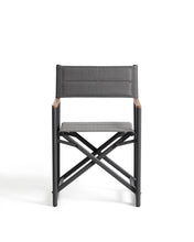 Load image into Gallery viewer, Tisno outdoor folding chair in graphite aluminium and grey texteline - image 4