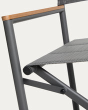 Load image into Gallery viewer, Tisno outdoor folding chair in graphite aluminium and grey texteline - image 13