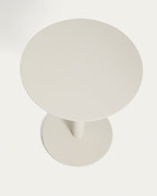 Load image into Gallery viewer, Asinara ecru aluminium side table Ø40 cm - image 2