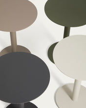 Load image into Gallery viewer, Asinara graphite aluminium side table Ø40cm - image 4