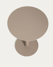 Load image into Gallery viewer, Asinara taupe aluminium side table Ø40cm - image 2