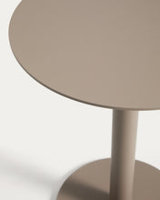 Load image into Gallery viewer, Asinara taupe aluminium side table Ø40cm - image 7