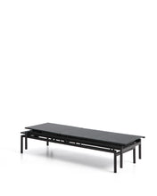 Load image into Gallery viewer, Stackable sun lounger Lesina in graphite aluminium and grey texteline - image 3