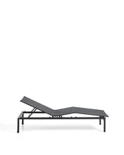Load image into Gallery viewer, Stackable sun lounger Lesina in graphite aluminium and grey texteline - image 4