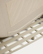 Load image into Gallery viewer, Osani 2-seater sofa in ecru aluminium and taupe rope 170 cm - image 13