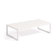 Load image into Gallery viewer, Comova 100% outdoor coffee table made from white aluminium, 60 x 114 cm - image 2