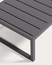 Load image into Gallery viewer, Comova 100% outdoor coffee table made from black aluminium, 60 x 114 cm - image 5