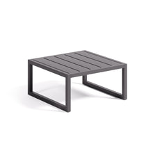 Load image into Gallery viewer, Comova 100% outdoor side table made from black aluminium, 60 x 60 cm