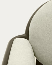 Load image into Gallery viewer, Joncols outdoor armchair in aluminium with green painted finish and beige cushions - image 14