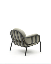 Load image into Gallery viewer, Joncols outdoor armchair in aluminium with grey painted finish and beige cushions - image 8