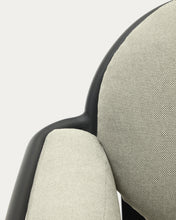 Load image into Gallery viewer, Joncols outdoor armchair in aluminium with grey painted finish and beige cushions - image 12