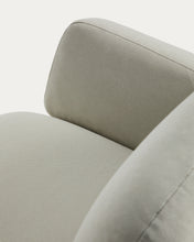 Load image into Gallery viewer, Joncols outdoor armchair in aluminium with taupe painted finish and beige cushions - image 12