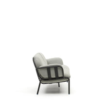 Load image into Gallery viewer, Joncols outdoor aluminium 3 seater sofa with powder coated grey finish, 224 cm - image 6