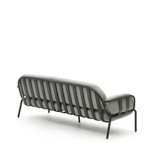 Load image into Gallery viewer, Joncols outdoor aluminium 3 seater sofa with powder coated grey finish, 224 cm - image 7