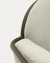 Load image into Gallery viewer, Joncols outdoor 3-seater sofa in aluminium with green painted finish and beige cushions 224cm - image 13