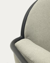 Load image into Gallery viewer, Joncols outdoor 3-seater sofa in aluminium with grey painted finish and beige cushions 224cm - image 12