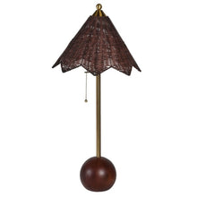 Load image into Gallery viewer, Americano Rattan Table Lamp with Shade