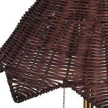 Load image into Gallery viewer, Americano Rattan Table Lamp with Shade