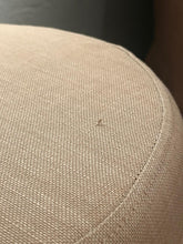 Load image into Gallery viewer, Milo Stool With Tan Leather Stripe