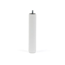 Load image into Gallery viewer, Ise mattress base leg in solid beech wood with a white finish