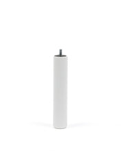 Load image into Gallery viewer, Ise mattress base leg in solid beech wood with a white finish - image 2