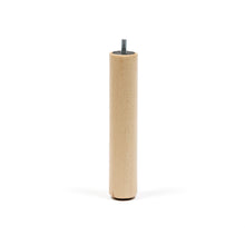 Load image into Gallery viewer, Ise bed base leg made of solid beech wood with a natural tone finish