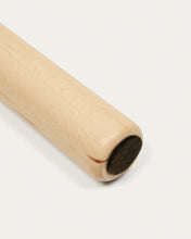 Load image into Gallery viewer, Ise bed base leg made of solid beech wood with a natural tone finish - image 4