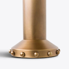Load image into Gallery viewer, Aged Brass Structure Table Lamp
