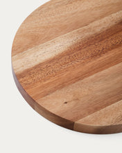 Load image into Gallery viewer, Zairin serving board in FSC 100% acacia wood and yellow metal - image 5
