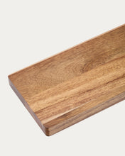 Load image into Gallery viewer, Zairin serving board in FSC 100% acacia wood and pink metal - image 5