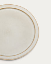 Load image into Gallery viewer, White ceramic Coval dessert plate - image 4