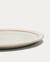 Load image into Gallery viewer, White ceramic Coval dessert plate - image 5