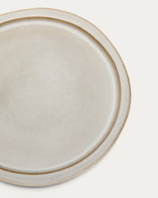 Load image into Gallery viewer, White ceramic Coval flat plate - image 4