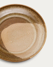 Load image into Gallery viewer, Brown ceramic Nagoli dessert plate - image 5