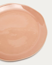 Load image into Gallery viewer, Pink ceramic Tiraya flat plate - image 4
