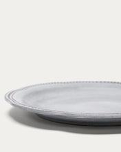 Load image into Gallery viewer, Blue ceramic Dovec flat plate - image 5