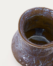 Load image into Gallery viewer, Olaris brown ceramic vase 16 cm - image 7