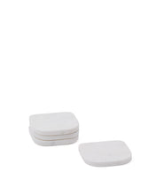 Load image into Gallery viewer, Zera set of 4 white marble coasters