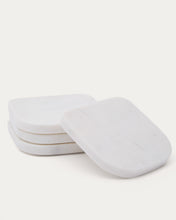 Load image into Gallery viewer, Zera set of 4 white marble coasters - image 4