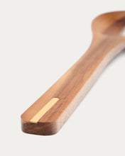 Load image into Gallery viewer, Zairin spoon with a hole in FSC 100% acacia wood and metal - image 5