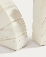 Load image into Gallery viewer, Serela bookend in white marble - image 4