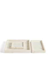 Load image into Gallery viewer, Serela tray in white marble 35 x 35 cm - image 2