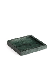 Load image into Gallery viewer, Serela tray in green marble 18 x 18 cm